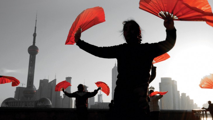 fan dancers the bund