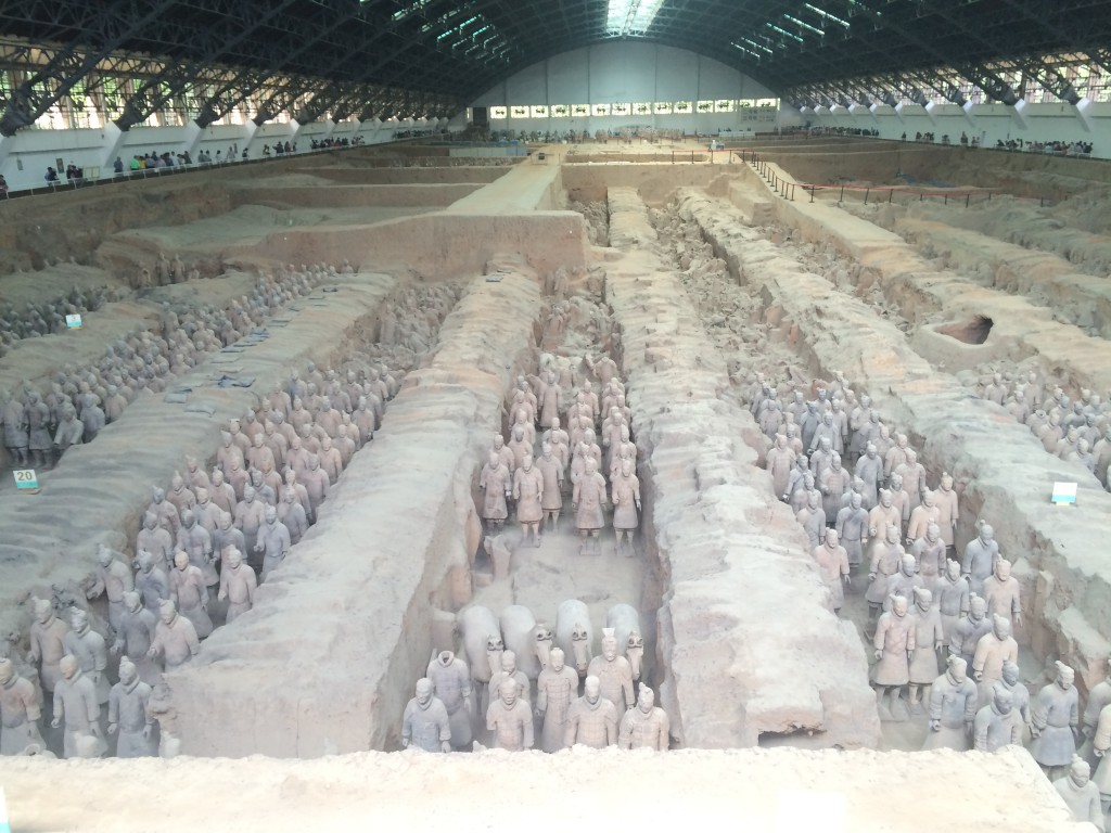 terracotta warriors