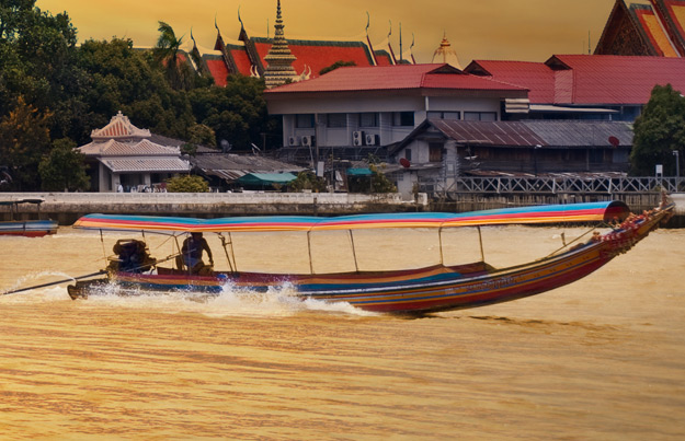 chao praya river boat