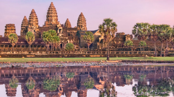 angkor wat in siem reap, cambodia