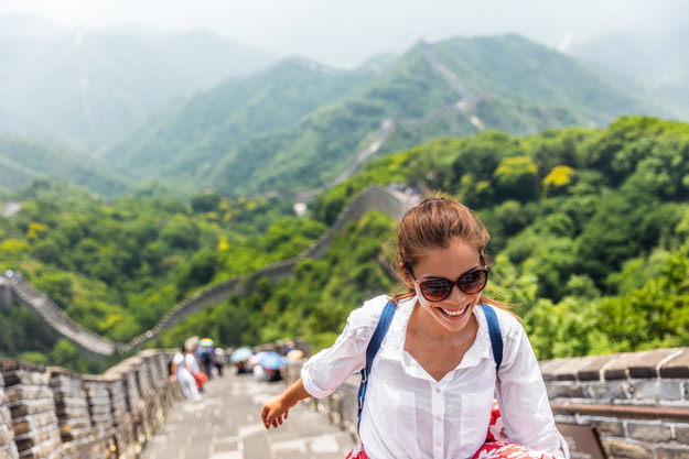 Walking the Great Wall of China