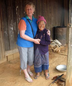 Pauline in Laos