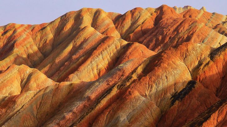 Zhangye Danxia Geopark, Gansu China