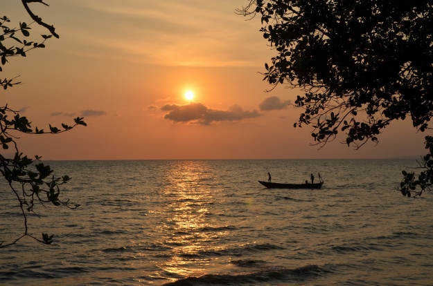 Kep, Cambodia at sunset