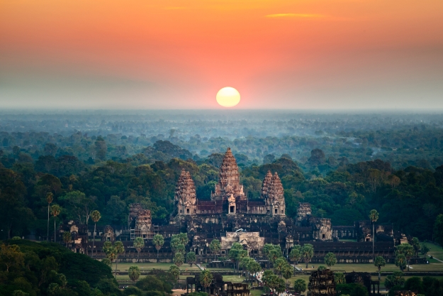 Angkor Wat at sunset