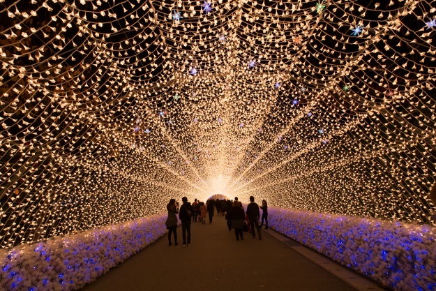 Nabana no Sato light tunnel