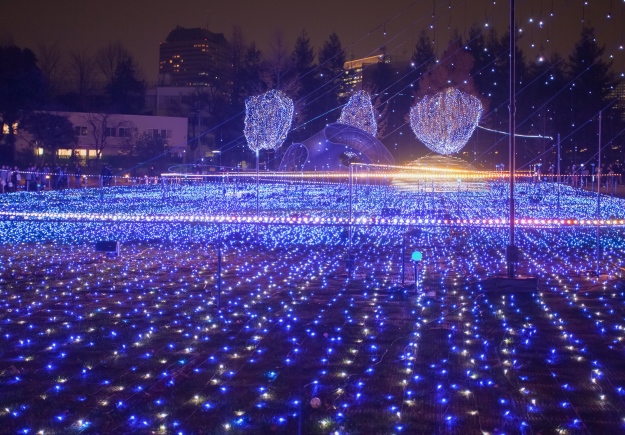 Tokyo Mid Town light display