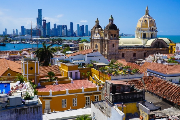 View over Cartagena Old Town