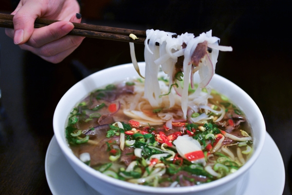 Pho noodle soup