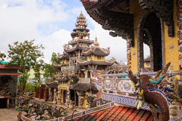 Temples in the heart of Dalat, Vietnam