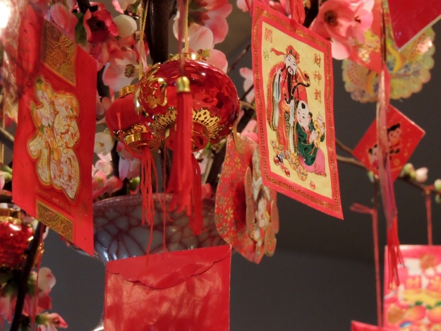 Red money packets for Chinese New Year