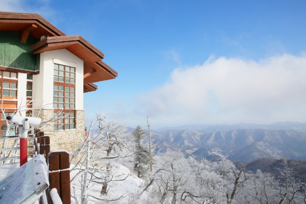 Views from South Korea ski resort