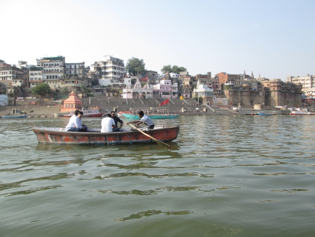 Boat on the Ganges at Varanasi