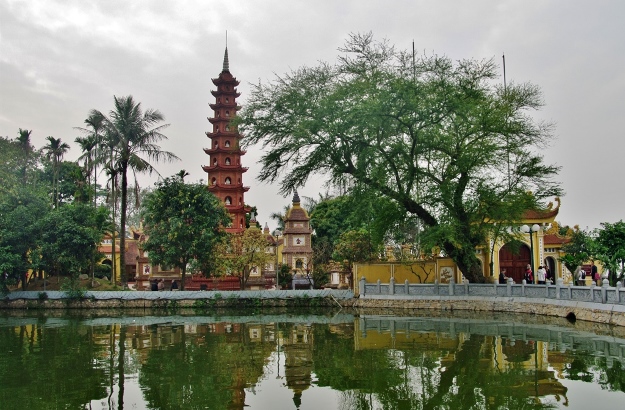 Tran Quoc Pagoda in Hanoi, Vietnam