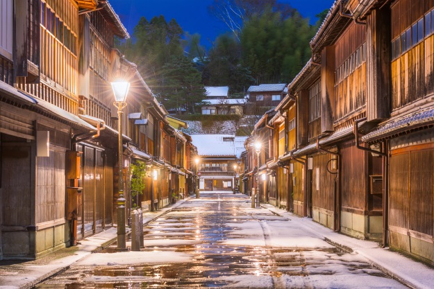 Higashi Chaya Street in Kanazawa