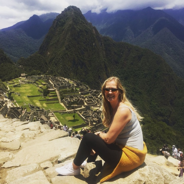 Liz at Machu Picchu