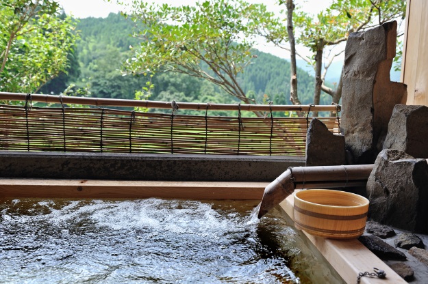 Traditional Japanese onsen