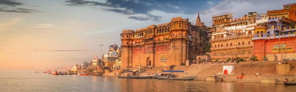 Boat on the Ganges in Varanasi