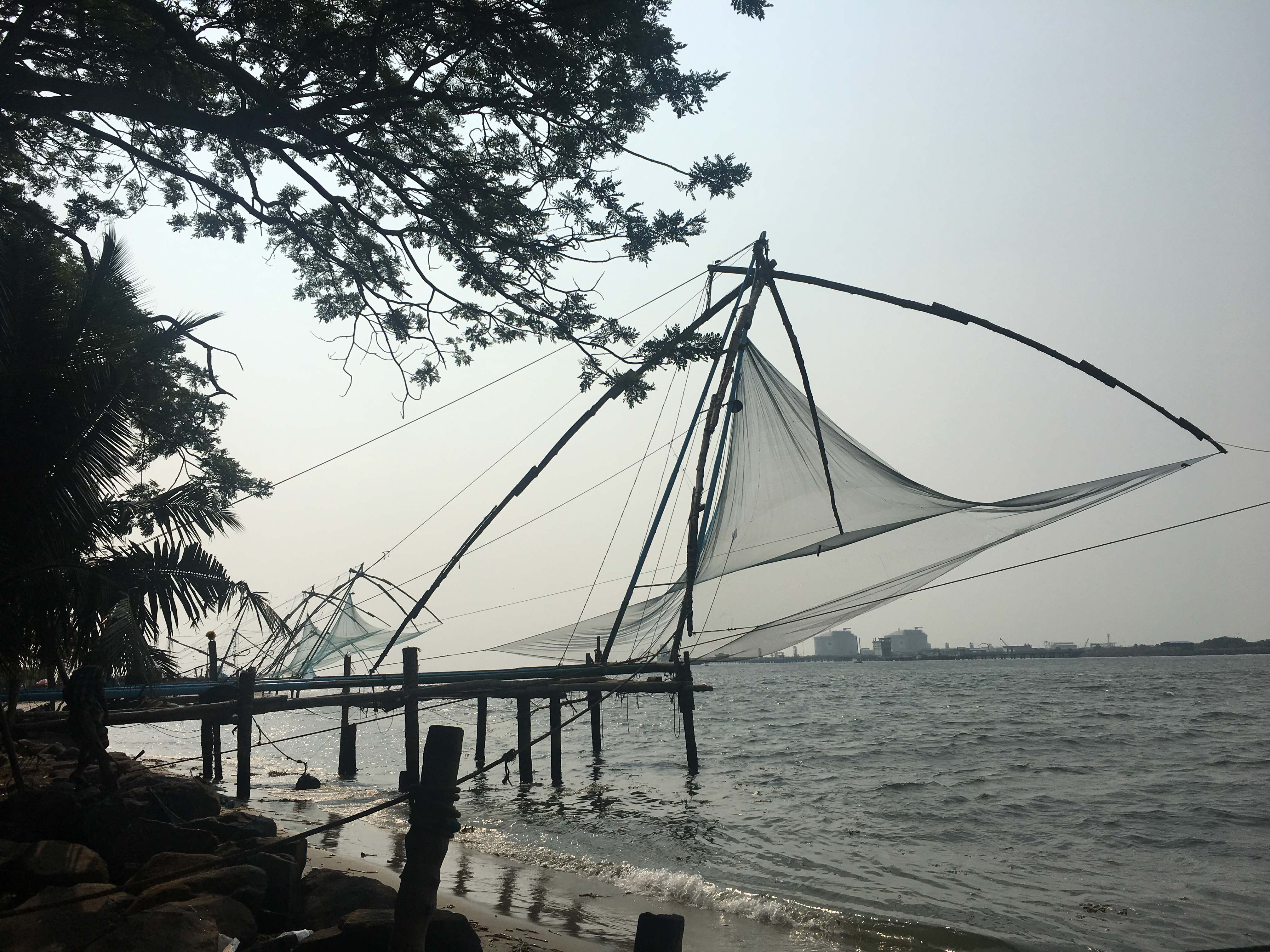 Chinese fishing nets in Kochi