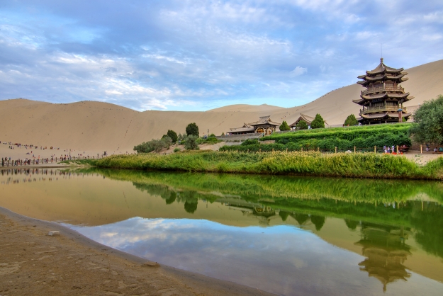 Lake amongst the sand dunes