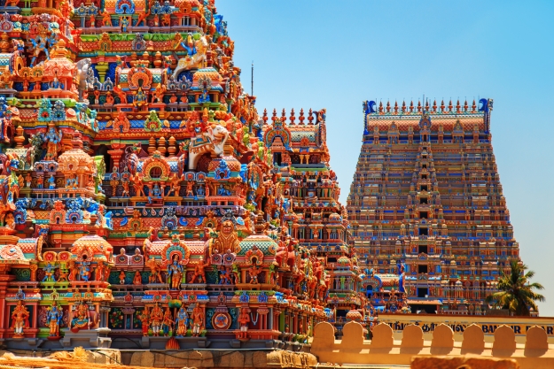 Colourful temples of Tamil Nadu