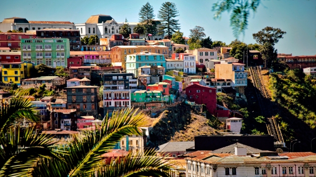 Colourful neighhourhoods of Valparaiso