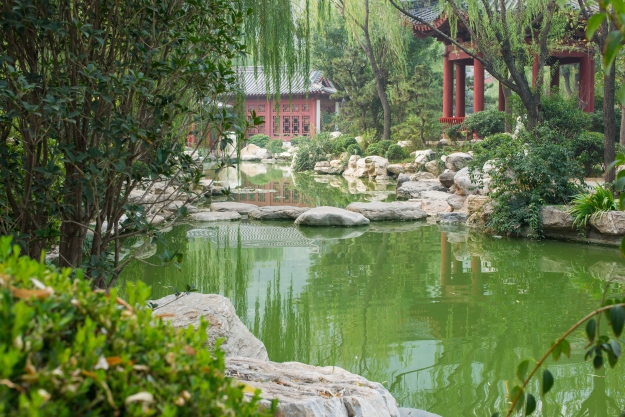 Old hot spring pools near Xian, China
