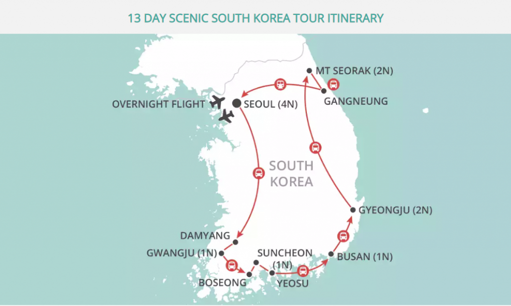 south korea tours from sri lanka