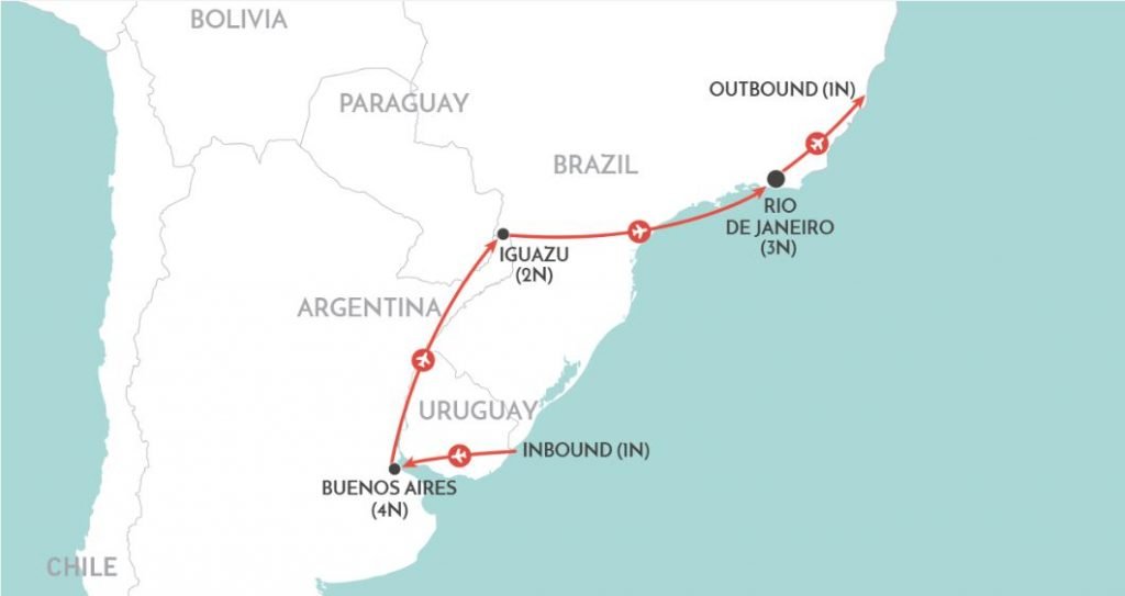 travelling from argentina to brazil