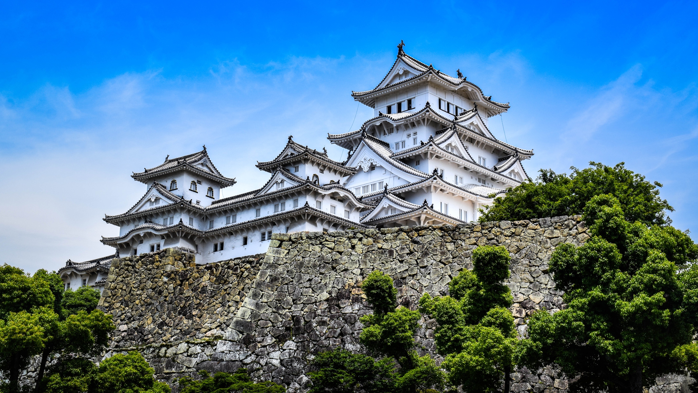 Spotlight On Himeji Castle, Japan