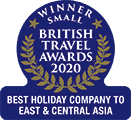 British Travel Awards 2020 - Best Holiday Company to East and Central Asia