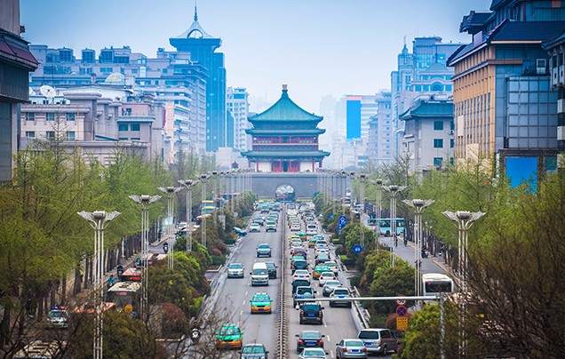 Days 1-2: Fly overnight to Xian