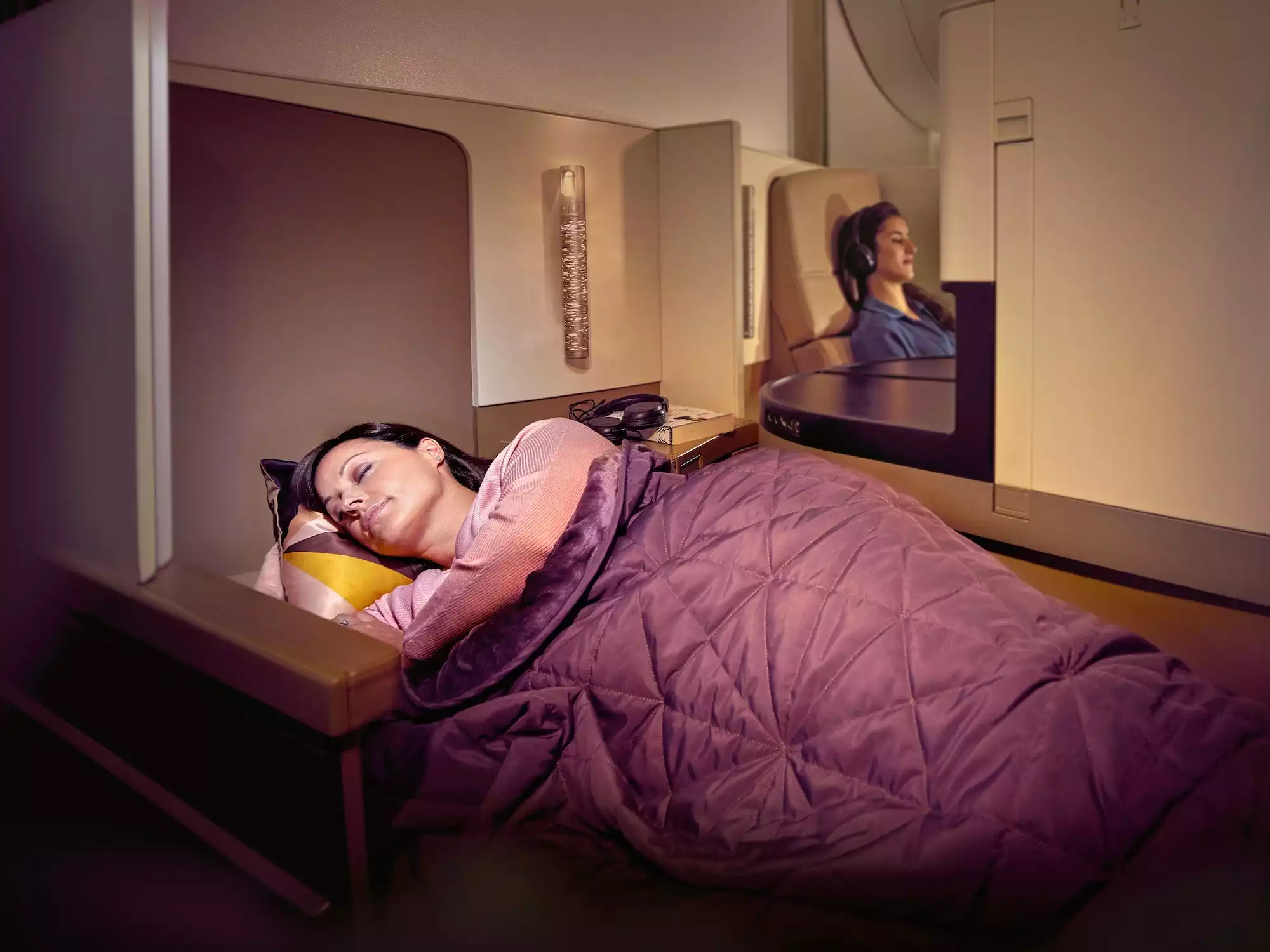 Free flight upgrade offers