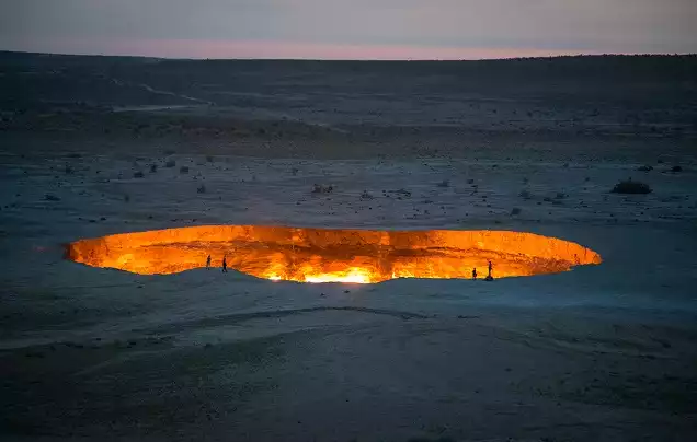 Day 25: Darvaza Flaming Crater