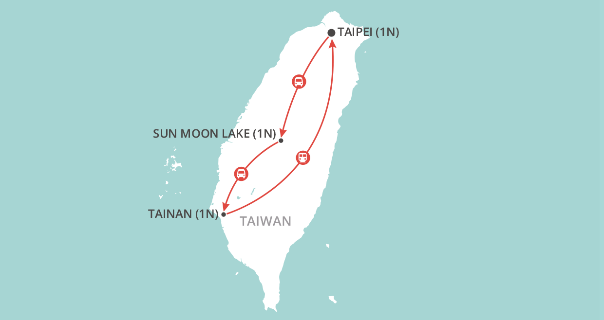Classic Taiwan map
