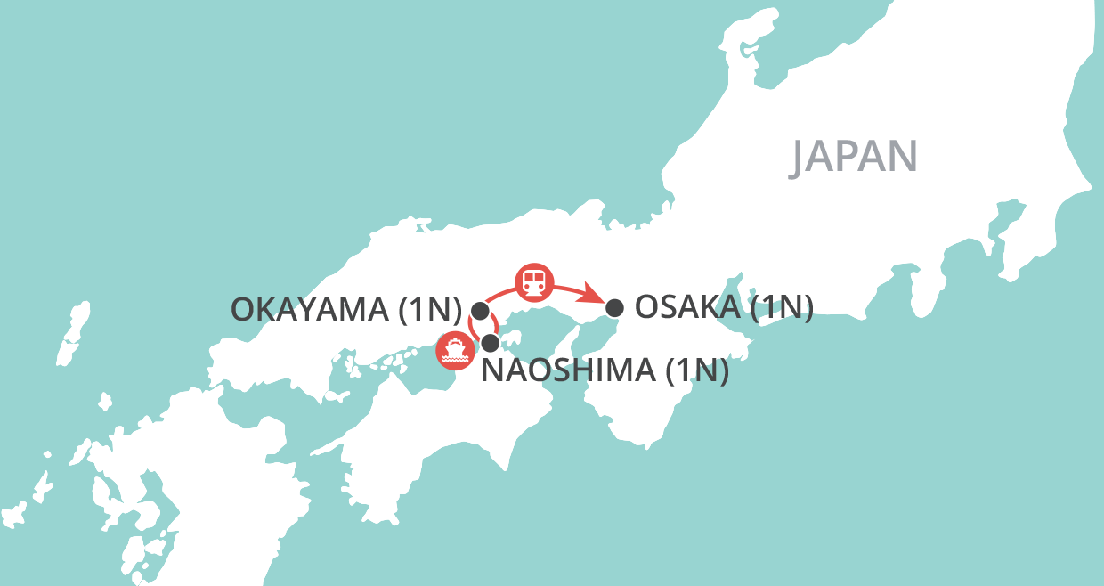 Naoshima Extension map