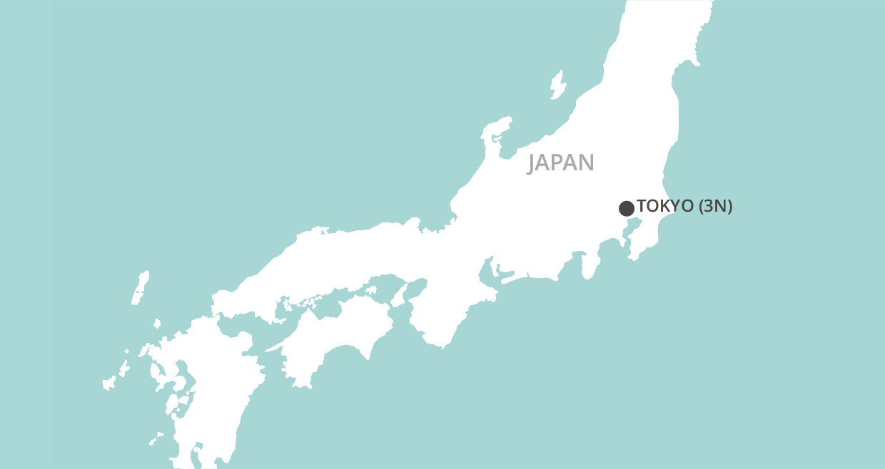 Nikko & Kamakura Extension map
