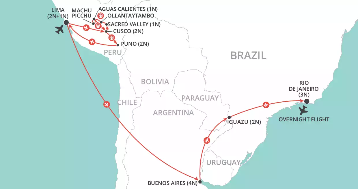 south american tours from uk