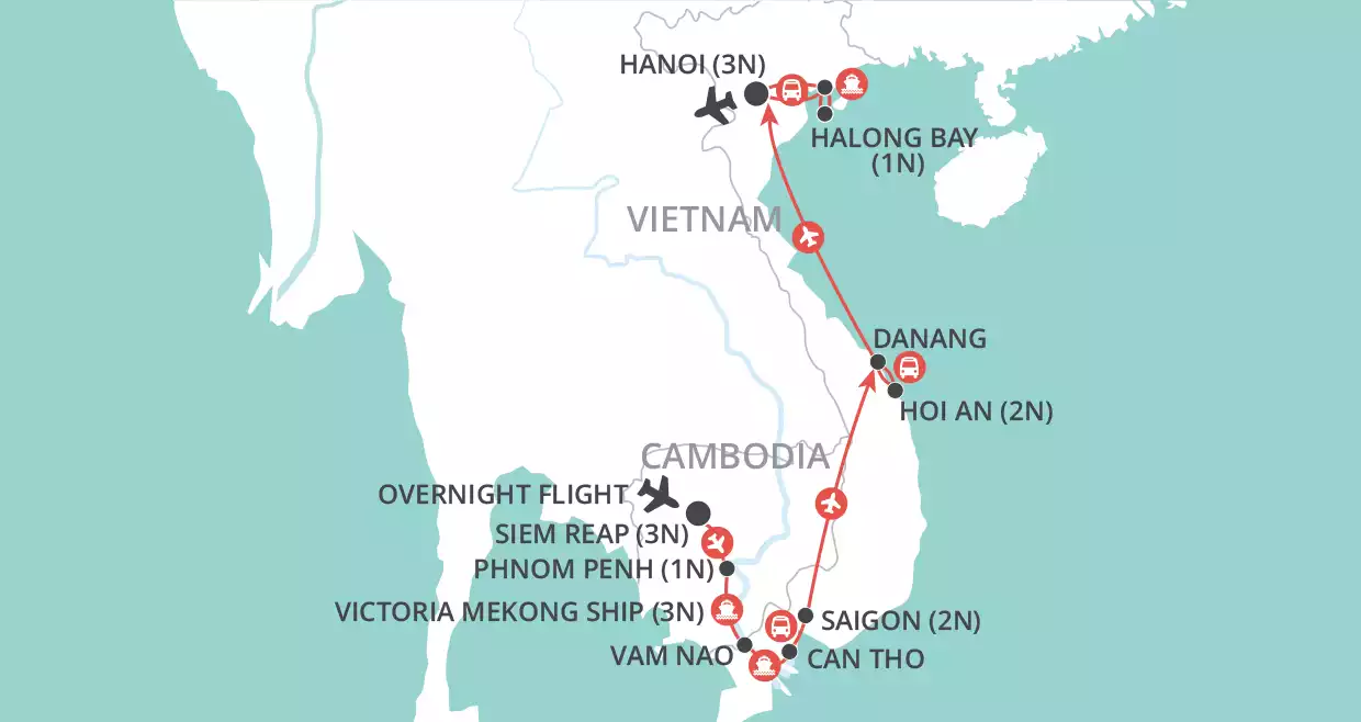 25 Year Anniversary Classic Mekong map