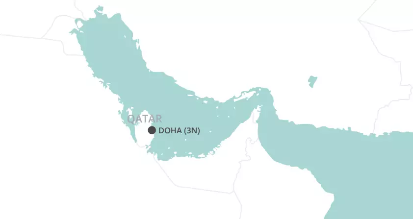 Best of Doha Stopover map