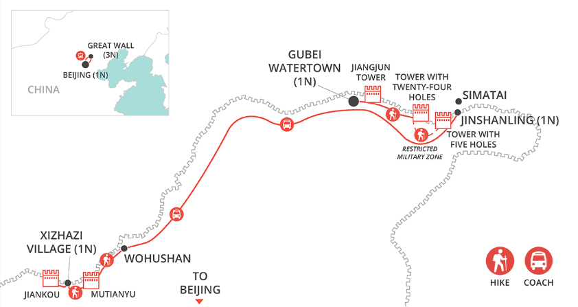 Great Wall Adventure map