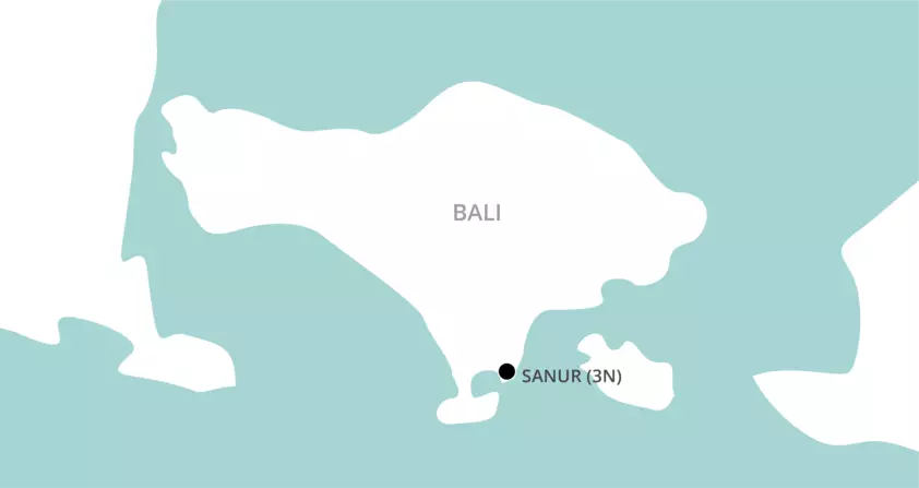 Bali Beach Stay map
