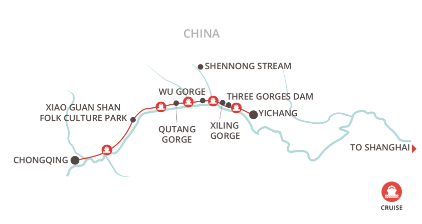 Pure Yangtze Upstream map