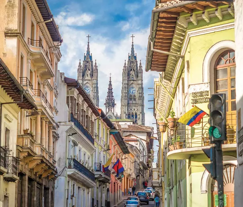 Ecuador&rsquo;s enchanting capital city proudly possesses one of the most extensive and best-preserved historic centres and is a UNESCO World Hertiage Centre. Spend time exploring this beautiful city that sits at a height of 2850 metres above sea level.