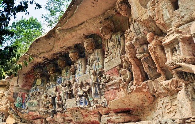 Day 15: Dazu Rock Carvings & Drone Show