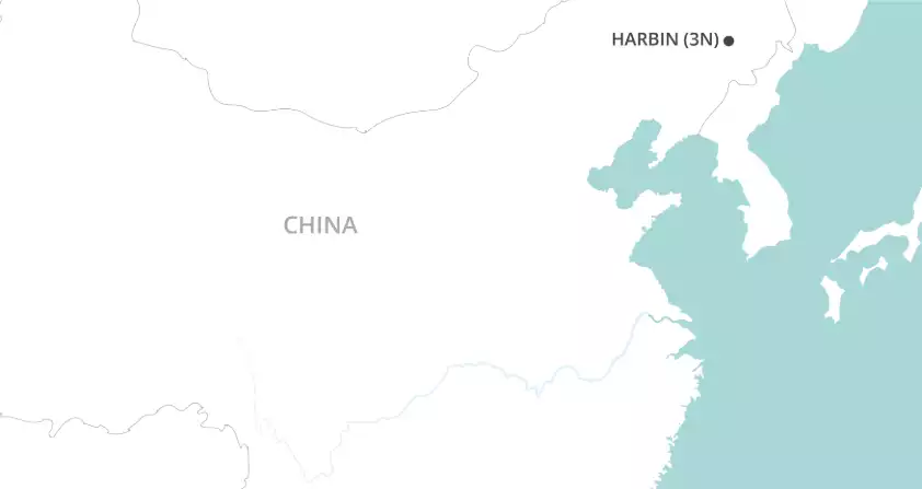 Harbin Ice & Snow Festival map