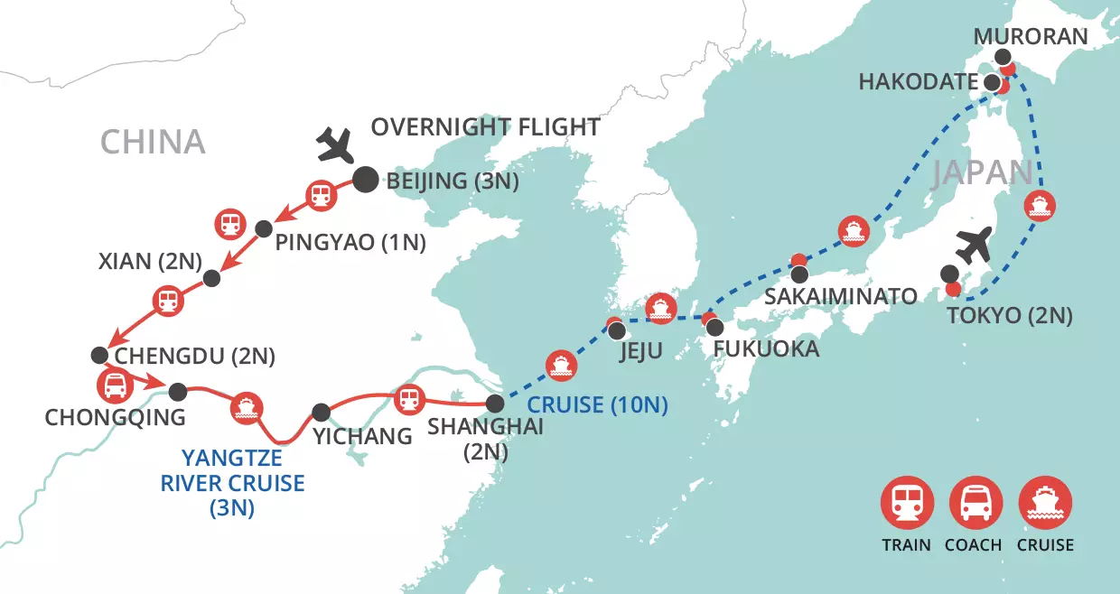 Icons of China & Japan - Sep 2027 map