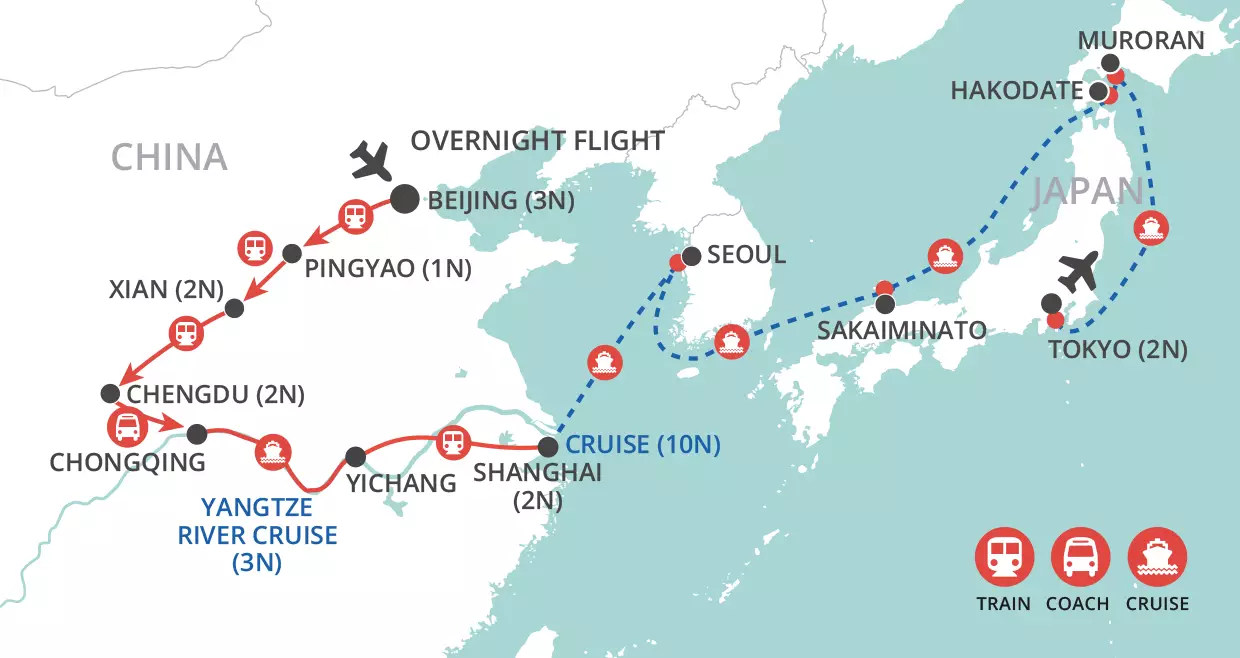 Icons of China & Japan - Sep 2027 map