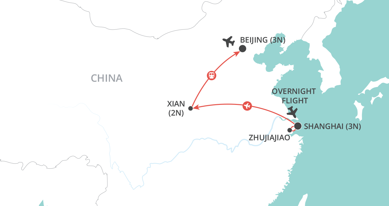 A Glimpse of China map