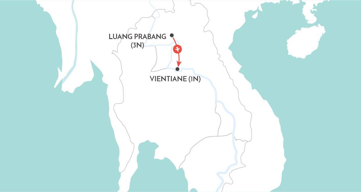 Laos Extension map